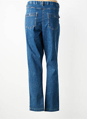 Jeans coupe slim tissage brut taille normale bleu CHRISTINE LAURE femme