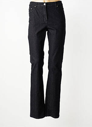 Jeans coupe slim tissage brut taille normale noir KARTING femme