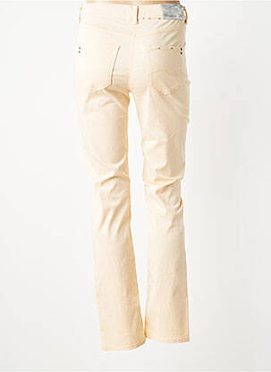Pantalon slim tissage popeline taille normale rose GARDEUR femme