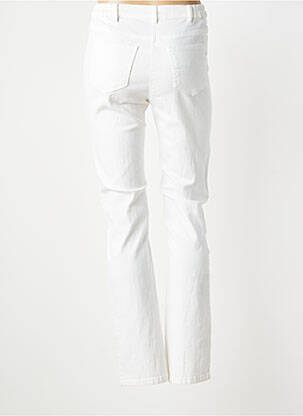 Jeans coupe slim tissage brut taille normale blanc KARTING femme