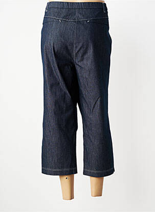 Pantacourt coupe droite taille normale bleu KARTING femme