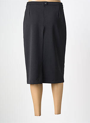 Jupe mi-longue taille normale noir GUY DUBOUIS femme