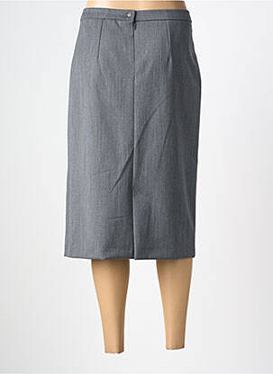 Jupe mi-longue taille normale gris GEVANA femme