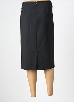 Jupe mi-longue stretch noir PAUSE CAFE femme