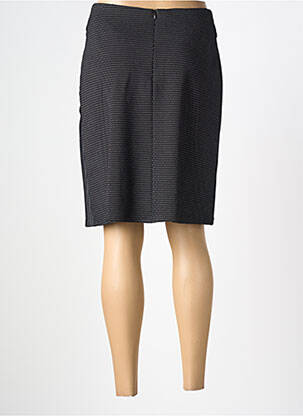 Jupe mi-longue stretch noir CHRISTINE LAURE femme