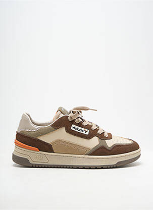 Baskets bout rond bout rond beige VICTORIA homme