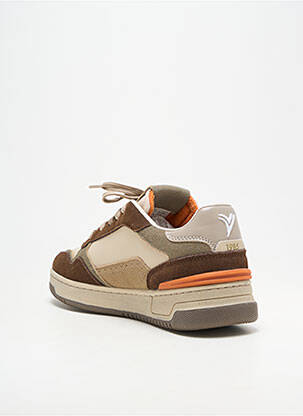 Baskets bout rond bout rond beige VICTORIA homme