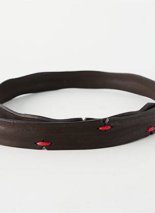 Ceinture coutures renforcées marron IMPERIAL homme