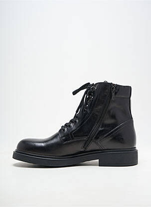 Bottines/boots matière lisse talon plat jusqu'à 3cm noir NERO GIARDINI femme
