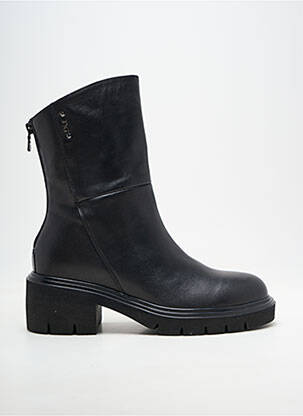 Bottes matière lisse talon plat jusqu'à 3cm noir NERO GIARDINI femme