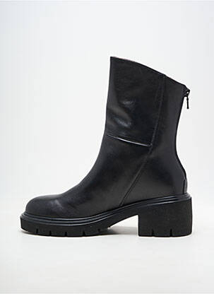 Bottes matière lisse talon plat jusqu'à 3cm noir NERO GIARDINI femme