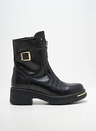 Bottines/boots matière lisse talon plat jusqu'à 3cm noir NERO GIARDINI femme