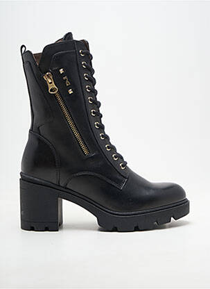 Bottines/boots matière lisse talon plat jusqu'à 3cm noir NERO GIARDINI femme