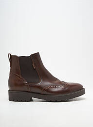 Bottines/boots matière lisse talon plat jusqu'à 3cm marron NERO GIARDINI femme