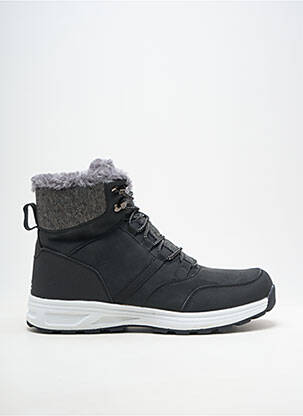 Bottines/boots semelle extérieure cuir bout rond noir FRENDO homme