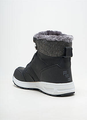 Bottines/boots semelle extérieure cuir bout rond noir FRENDO homme