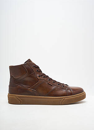 Bottines/boots fermeture zippée bout rond marron NERO GIARDINI homme
