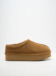 Mules/sabots talon plat jusqu'à 3cm marron NATURAL WORLD femme