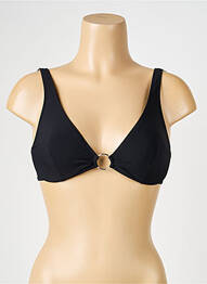 Haut de maillot de bain stretch haut triangles noir PASSIONATA femme