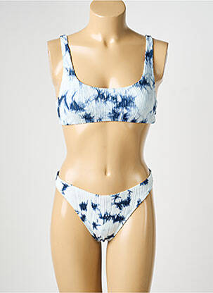 Maillot de bain 2 pièces stretch brassieres bleu CHANTELLE femme