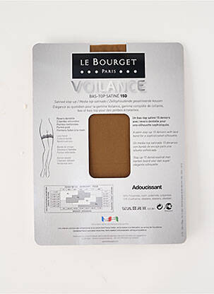 Bas stretch beige LE BOURGET femme