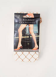 Collants stretch marron LE BOURGET femme
