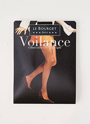 Collants stretch marron LE BOURGET femme