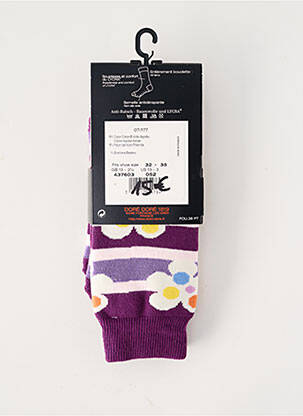 Chaussettes stretch violet DORE DORE femme
