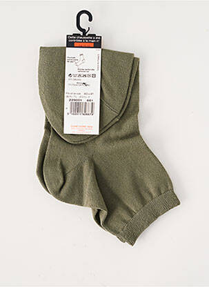 Chaussettes stretch vert DORE DORE homme