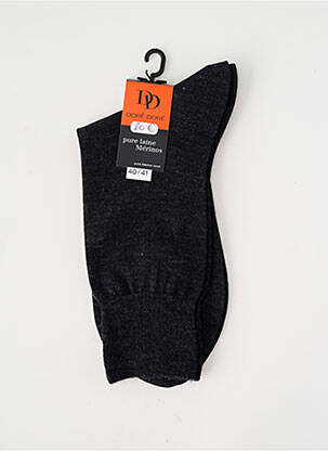 Chaussettes tissage chiné marron DORE DORE homme