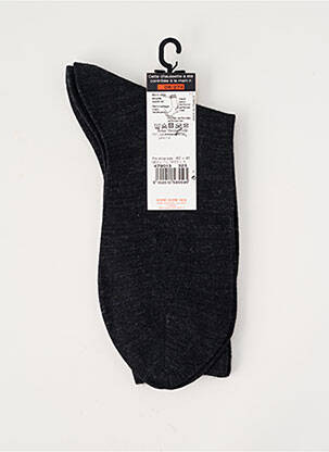 Chaussettes tissage chiné marron DORE DORE homme