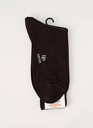 Chaussettes stretch marron DORE DORE homme