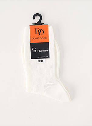 Chaussettes maille fine blanc DORE DORE garçon