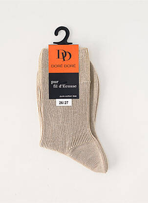 Chaussettes maille fine beige DORE DORE garçon