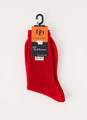 Chaussettes maille fine rouge DORE DORE garçon