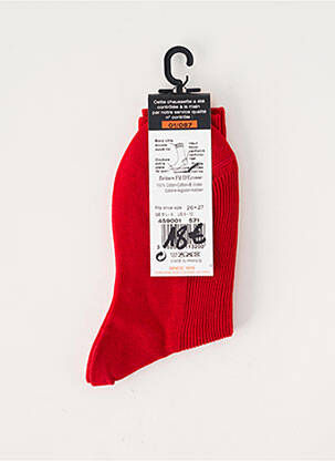Chaussettes maille fine rouge DORE DORE garçon