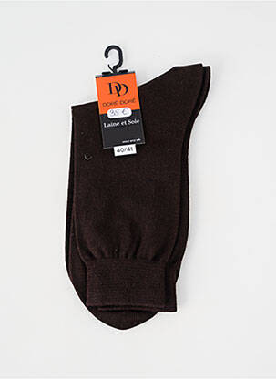 Chaussettes stretch marron DORE DORE homme