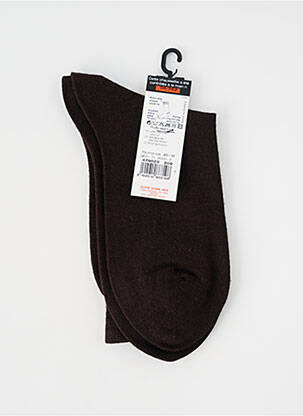 Chaussettes stretch marron DORE DORE homme