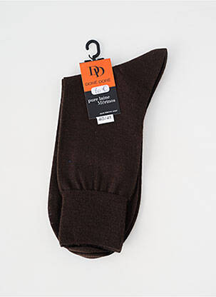 Chaussettes stretch marron DORE DORE homme