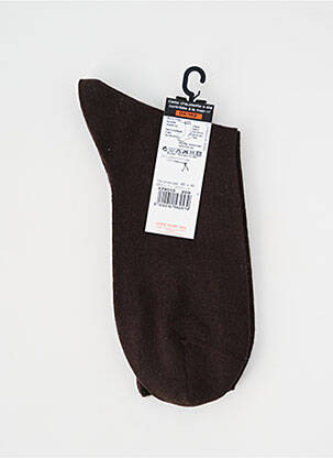 Chaussettes stretch marron DORE DORE homme