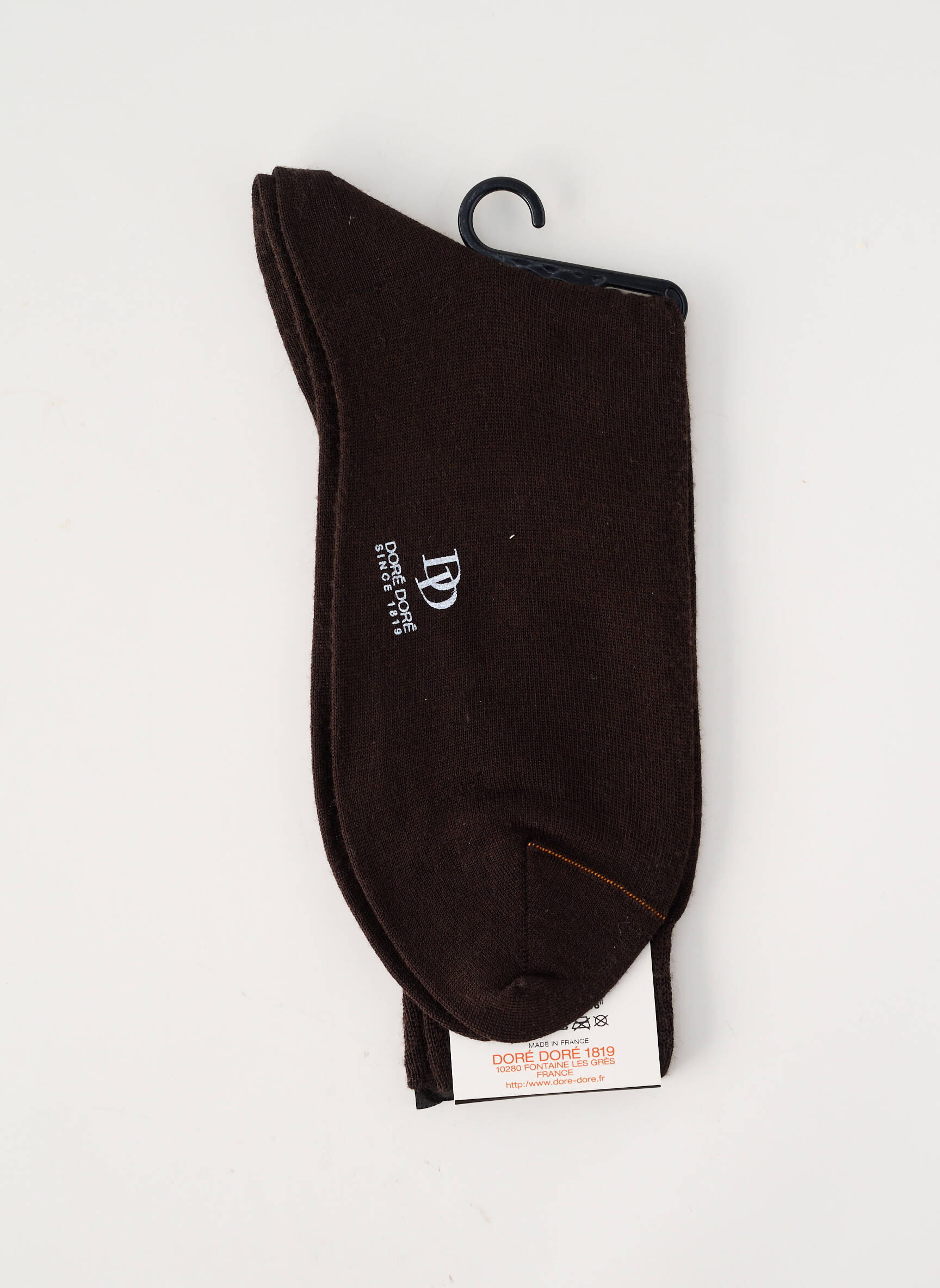 Chaussettes stretch marron DORE DORE homme