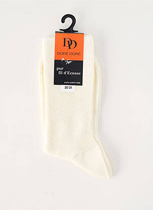 Chaussettes coutures renforcées beige DORE DORE enfant
