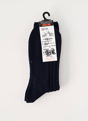 Chaussettes tissage côtelé bleu DORE DORE enfant