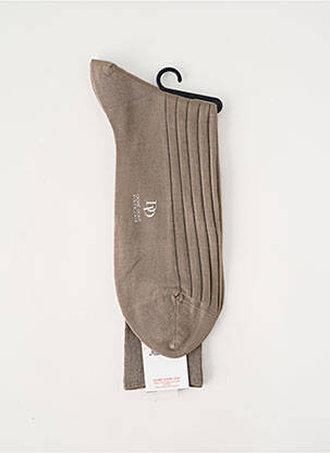 Chaussettes stretch marron DORE DORE homme