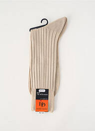 Chaussettes stretch beige DORE DORE homme