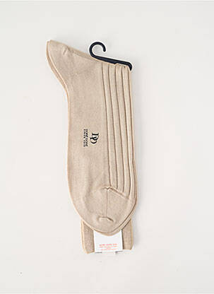 Chaussettes stretch beige DORE DORE homme