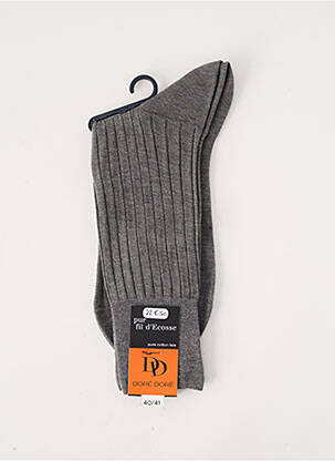 Chaussettes stretch gris DORE DORE homme