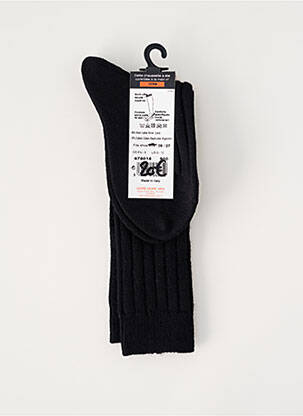 Chaussettes tissage côtelé noir DORE DORE enfant