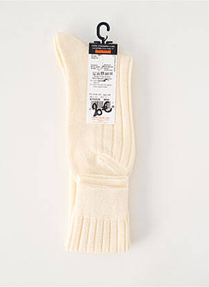 Chaussettes tissage côtelé beige DORE DORE enfant