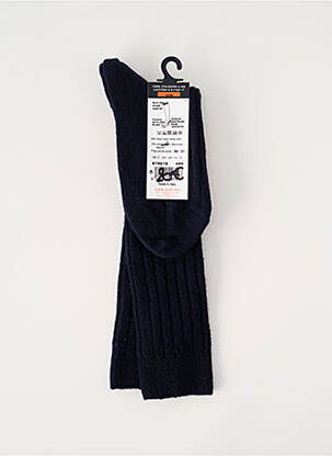 Chaussettes tissage côtelé bleu DORE DORE enfant